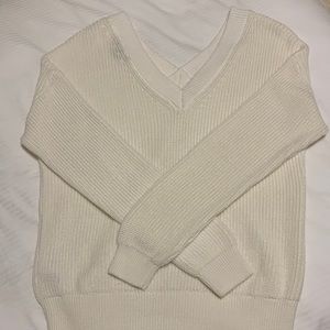 oversized knit sweater